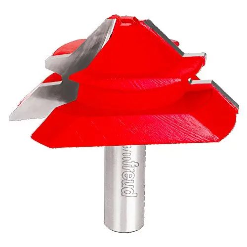 Freud Lock Miter Router Bit – 2-11/64″ Diameter, 1/2″ Shank Precision Woodworking Tool