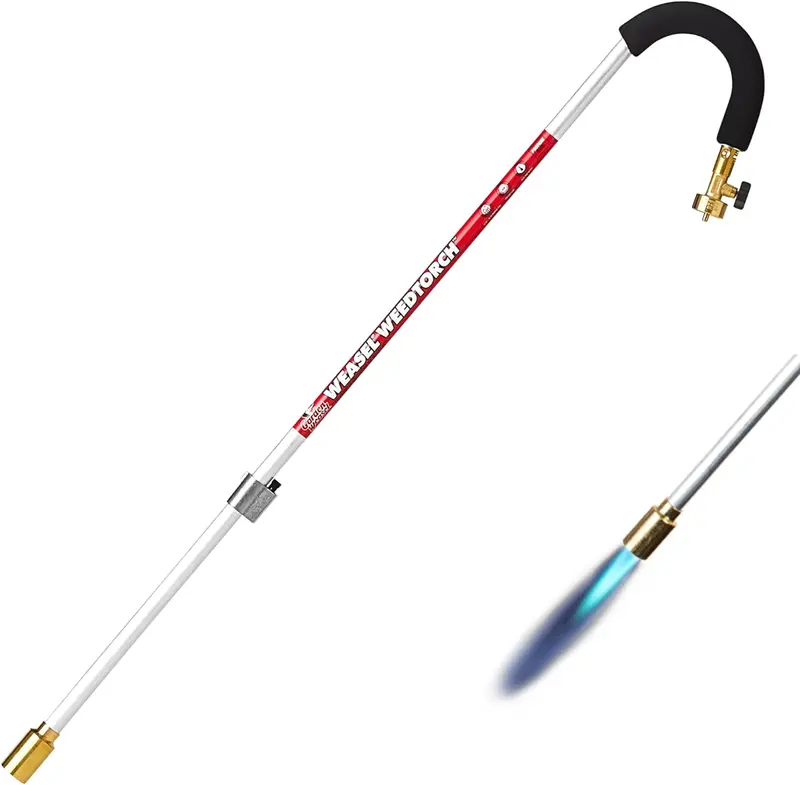 Garden Weasel WeedTorch – Propane-Powered Flame Weeder with Built-in Lighter