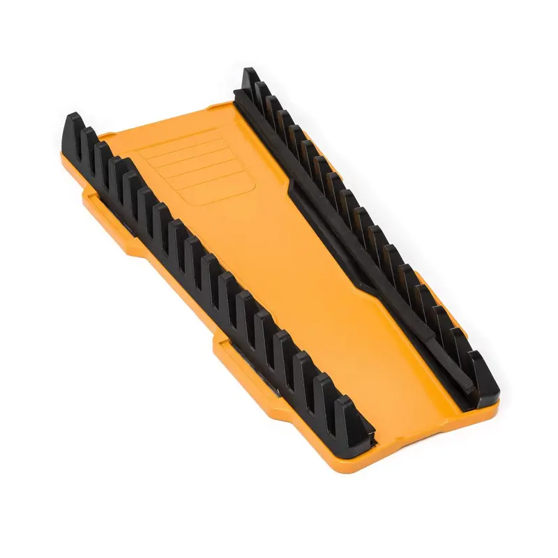 GEARWRENCH 83121 Reversible Wrench Organizer – 16-Slot Wall Rack for Efficient Tool Storage