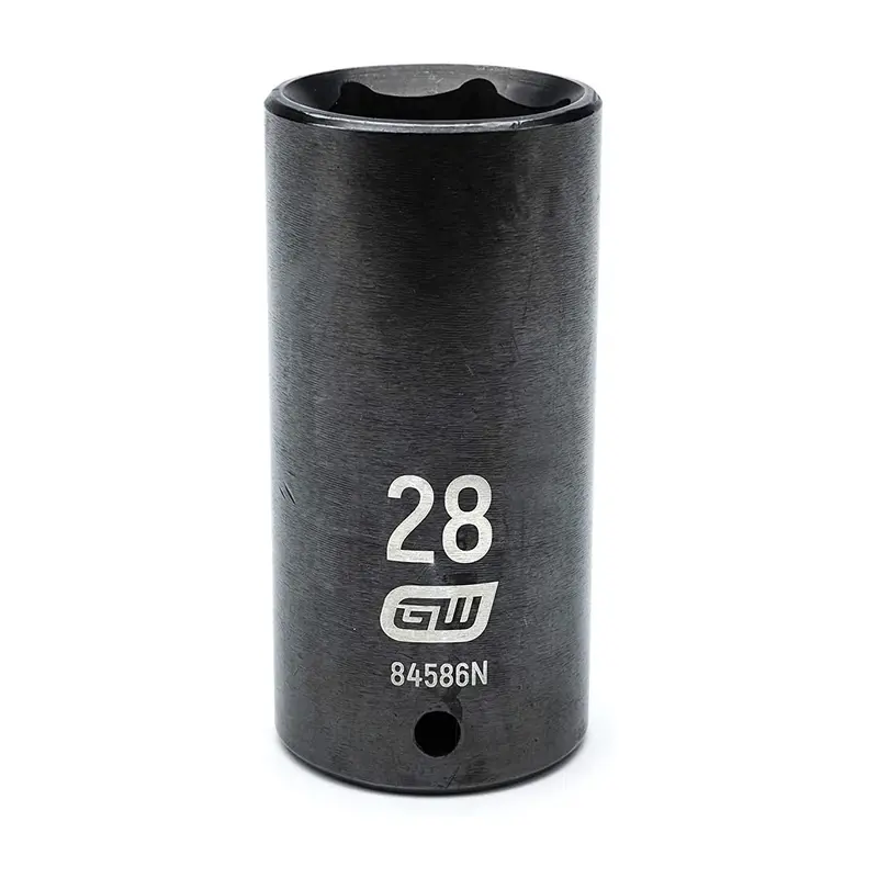GEARWRENCH Deep Impact Socket – 1/2-Inch Drive, 6-Point, 28mm