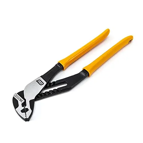 GEARWRENCH Dipped-Handle Tongue-and-Groove Plier – Corrosion-Resistant Coating & Soft-Grip Handles