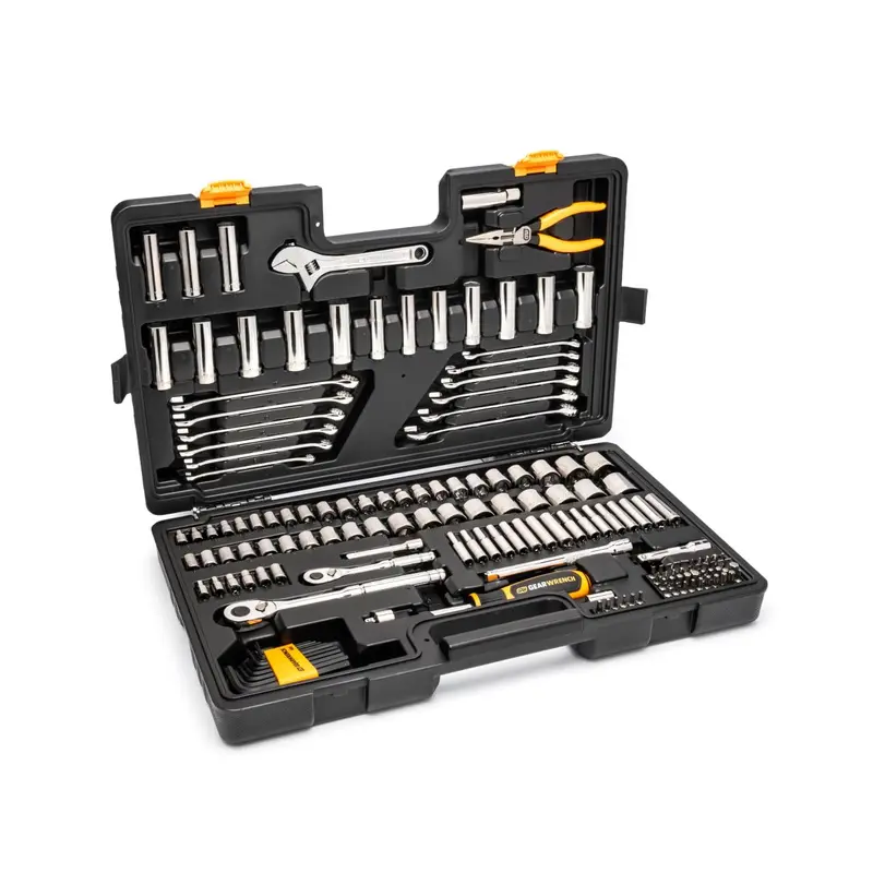 GEARWRENCH GWPRO168 Premium Tool Kit – 168-Piece, Dual-Drive, 72-Tooth Ratchet System