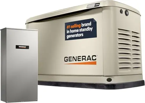 Generac Guardian 14 kW Home Standby Generator – Wi-Fi Enabled, Aluminum-Housed Backup Power System