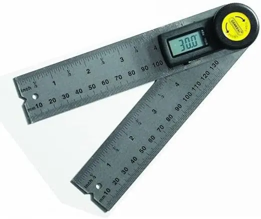 General Tools 5″ Digital Angle Finder with Metric Scale (13 cm)