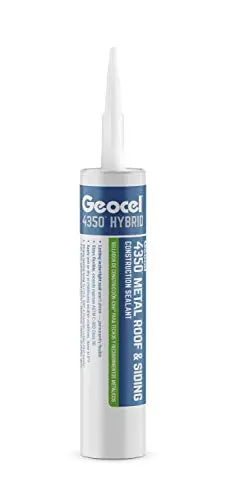 Geocel 4350 Metal Roof & Siding Sealant – Burnished Slate Color, 10.1 Fl. Oz. Tube