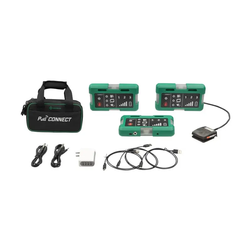 Greenlee Pull Connect 3-Piece Cable Pulling Kit – Efficient Conduit Installation