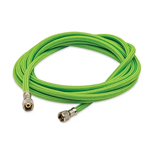 Grex 10-Foot Braided Nylon Air Hose – 1/8-Inch Female Fittings, Lightweight and Kink-Resistant for Compressed Air Tools