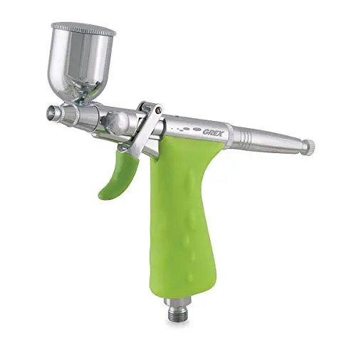 Grex Dual-Action Side-Gravity Airbrush with Pistol Grip Design
