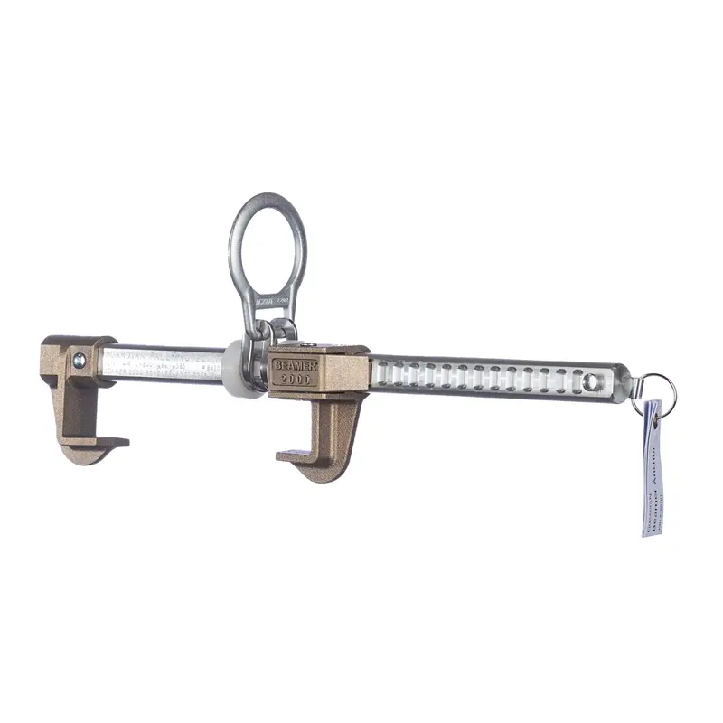 Guardian Beamer 2000 Beam Clamp – OSHA/ANSI-Compliant, Fits Beams 3.5″–14″ Wide