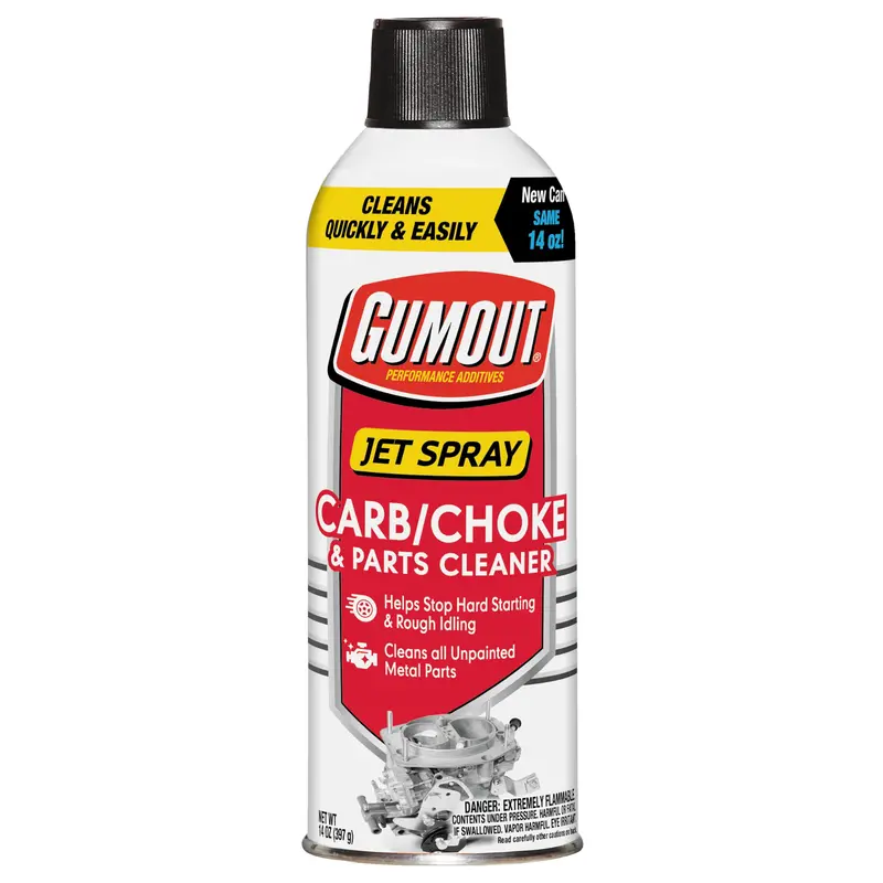 Gumout Carb/Choke Cleaner Spray – 14 oz Can, Removes Gum, Varnish & Deposits from Carburetors & Intake Valves (Pack of 6)