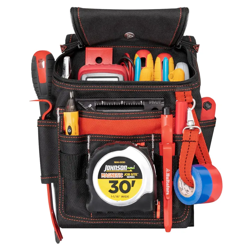 Hultafors HT5124 Medium Ziptop Utility Pouch – Dual-Pull Zipper & Front Panel Storage