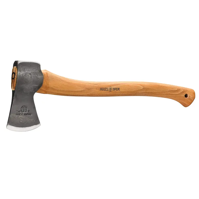 Hults Bruk Aneby Hatchet – 2-Pound Forged Steel Head, 20-Inch Hickory Handle
