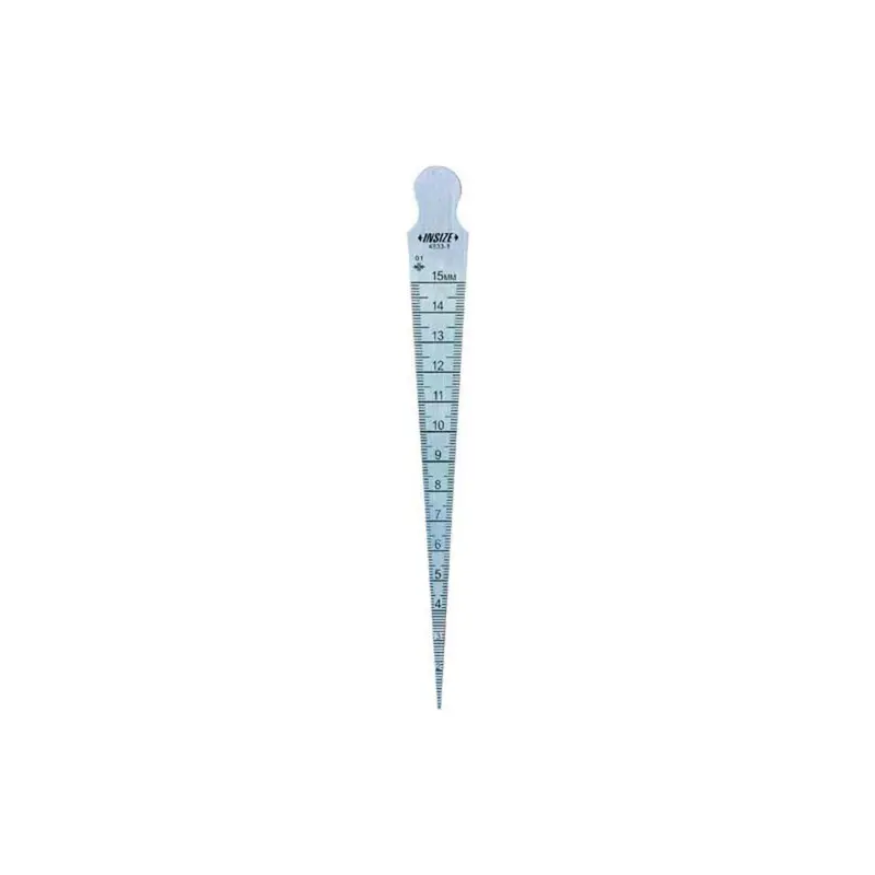 INSIZE 1/32″–5/8″ Taper Gage – 0.1 mm Graduated Scale for Conical Inspection