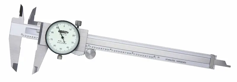 INSIZE 1311-150A Dial Caliper – 0–150 mm Range, 0.01 mm Graduation