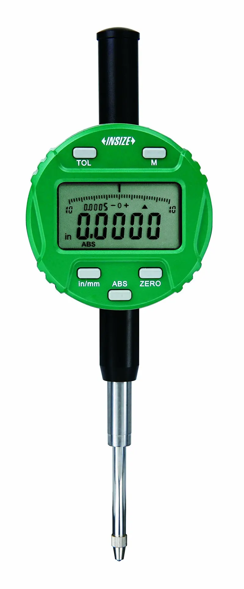 INSIZE 2104-10E High-Resolution Electronic Indicator – 0.5 Inch Stroke, 0.0005 Inch Accuracy
