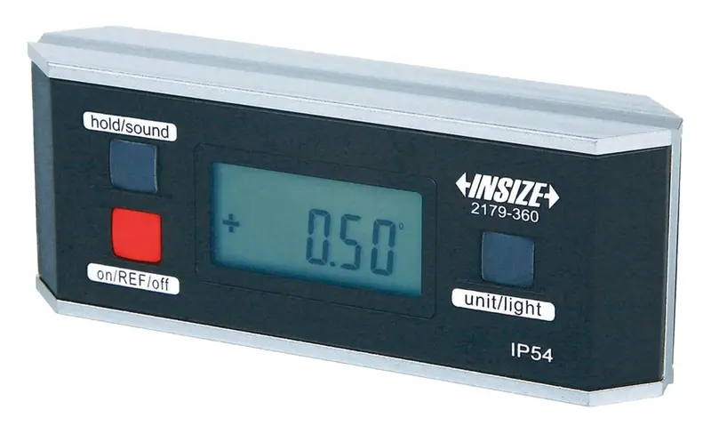 INSIZE 2179-360 Digital Level & Protractor – 0°–360° Range with Electronic Angle Readout