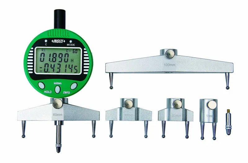 INSIZE 2183 Electronic Radius Gage — 0.2″–27.5″ (5–700 mm) Adjustable Range