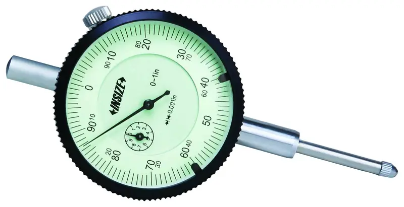 INSIZE 2307-1 Dial Indicator – 1″ Range, 0.001″ Graduation