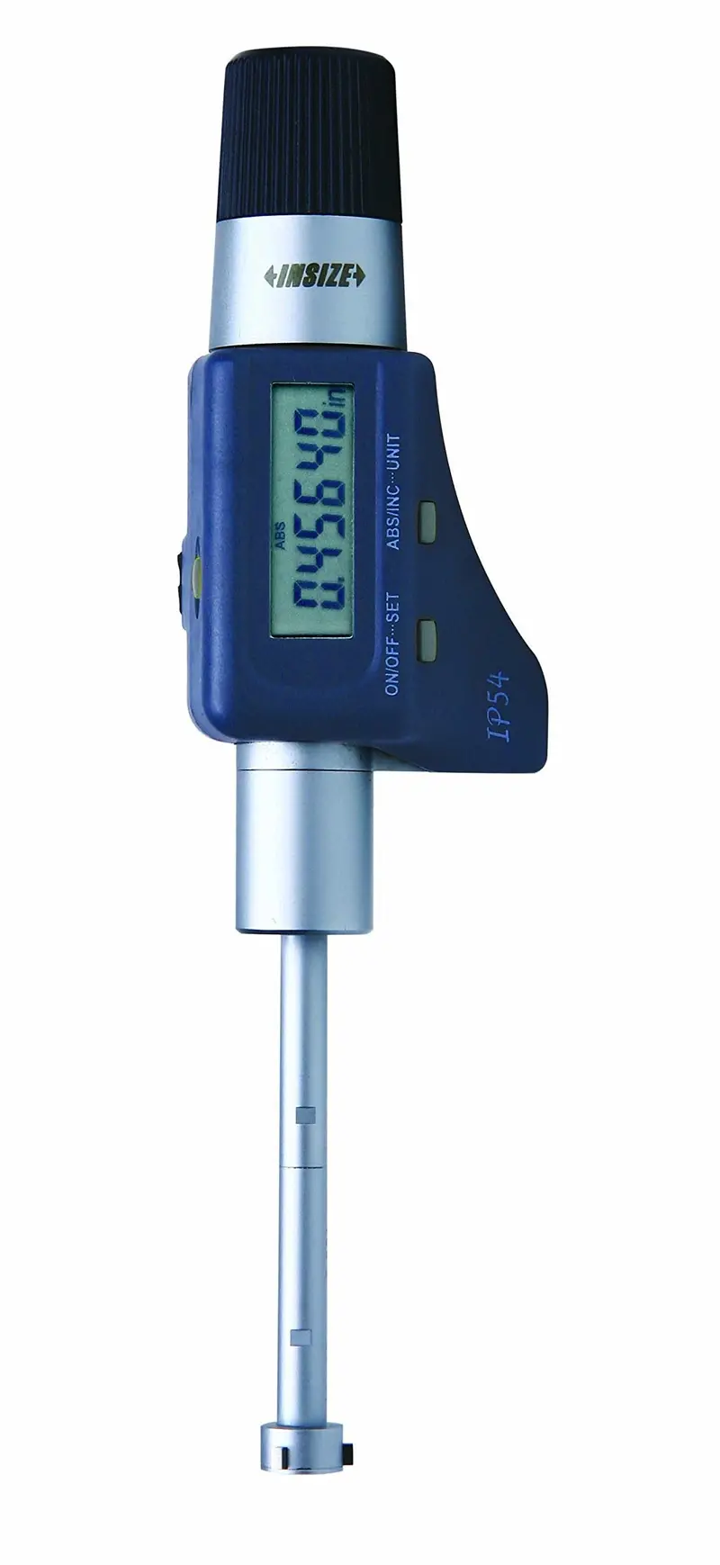 INSIZE 3127-E035 Electronic Internal Micrometer – 0.275–0.35″ (7–9 mm), Three-Point Contact