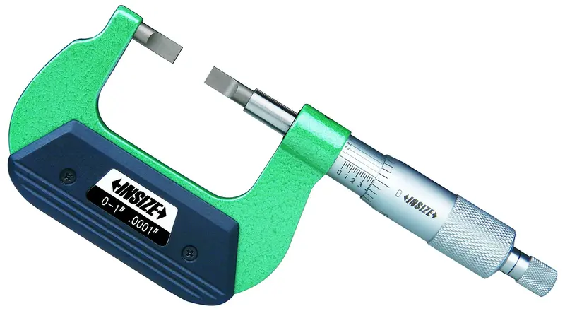 INSIZE 3232-2 Blade Micrometer – 1–2 Inch Range, 0.0001″ Accuracy