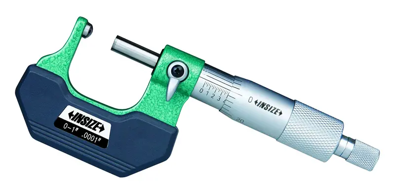 INSIZE 3260-3S Spherical Anvil Tube Micrometer — 2″–3″ Range, 0.0001″ Graduation