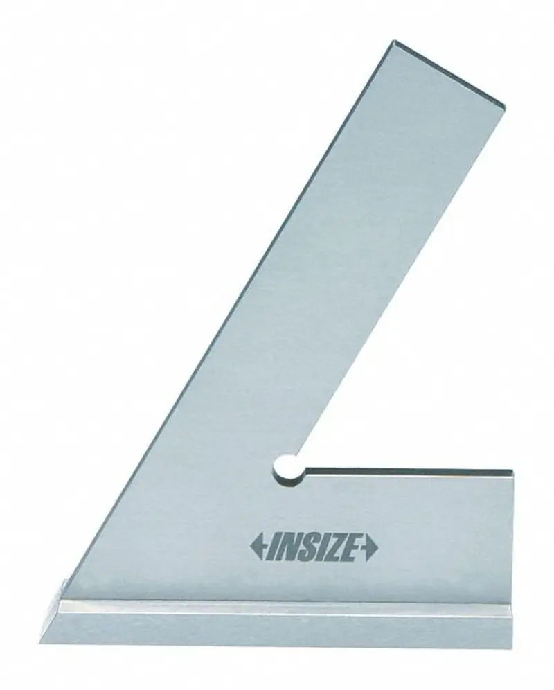 INSIZE 4762-120 60° Precision Machinist Square – Wide Base, 4.7″ × 3.1″