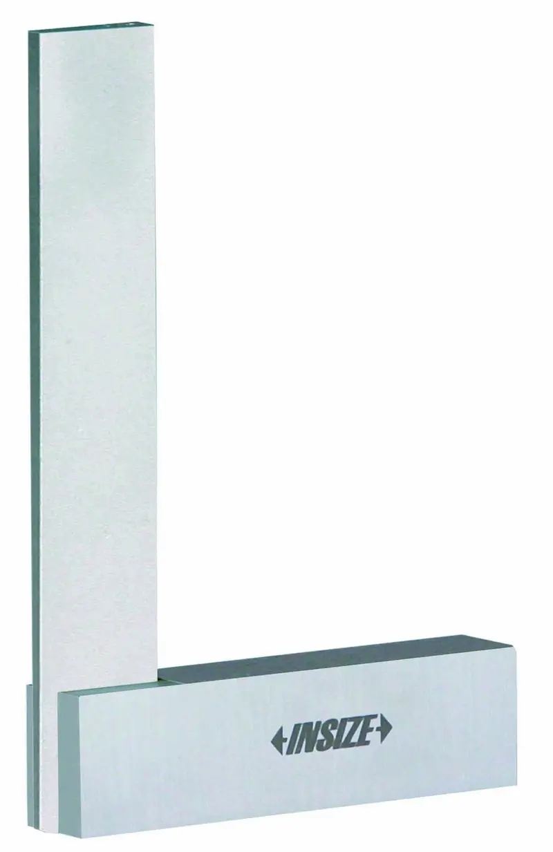 INSIZE 4792-200 Heavy-Duty 90° Flat Edge Square – 7.9 x 5.1 Inch Wide-Base Design