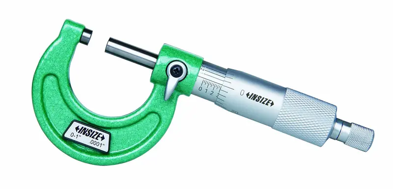INSIZE 9–10-Inch Outside Micrometer with Ultra-Fine 0.0001-Inch Graduation (3203-10A)