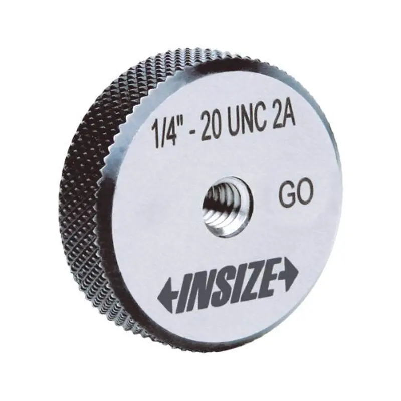 INSIZE 9/16-18 UNF Go Thread Ring Gage – AS-2 Grade Steel