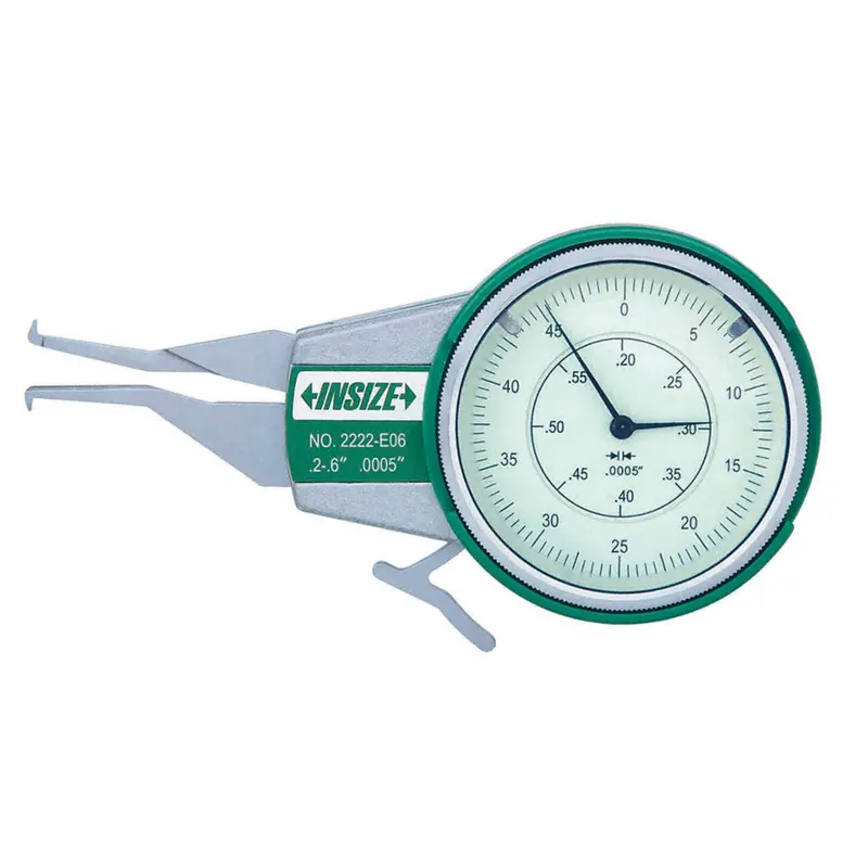 INSIZE Internal Dial Caliper Gage: 0.2–0.6-Inch Range, 0.0005-Inch Precision (2222-E06)