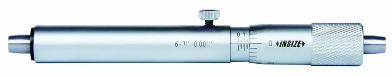INSIZE Tubular Inside Micrometer – 2–3″, 0.001″ Graduation, Rigid Frame for Accurate Bore Measurement