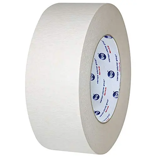 IPG 591 Premium Double-Coated Flatback Tape, 12mm × 32.9m, Natural Color (72-Roll Pack)