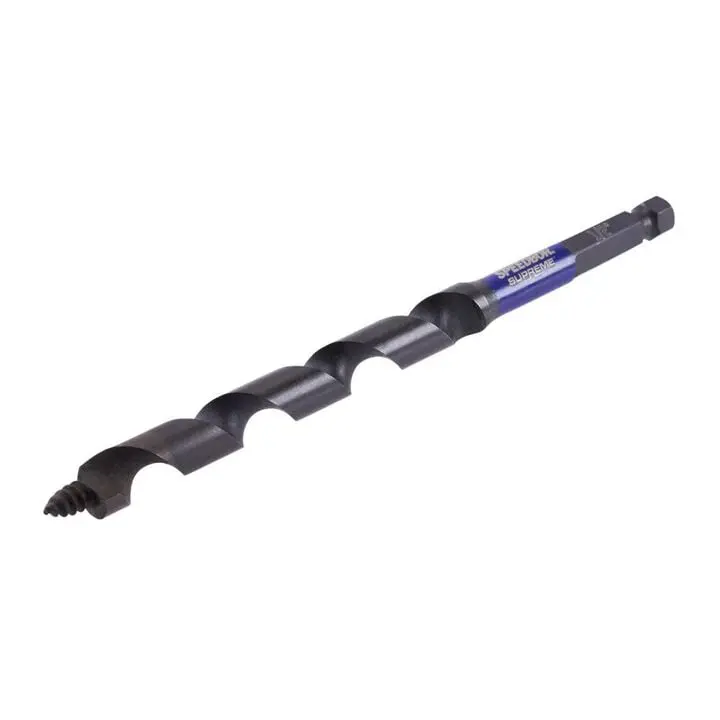IRWIN Speedbor Supreme Auger Bit – 1/2″ Diameter × 7.5″ Length