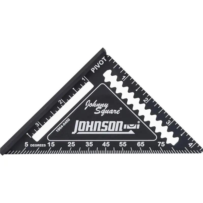 Johnson Johnny Square – 4.5″ Easy-Read Finish Layout Tool