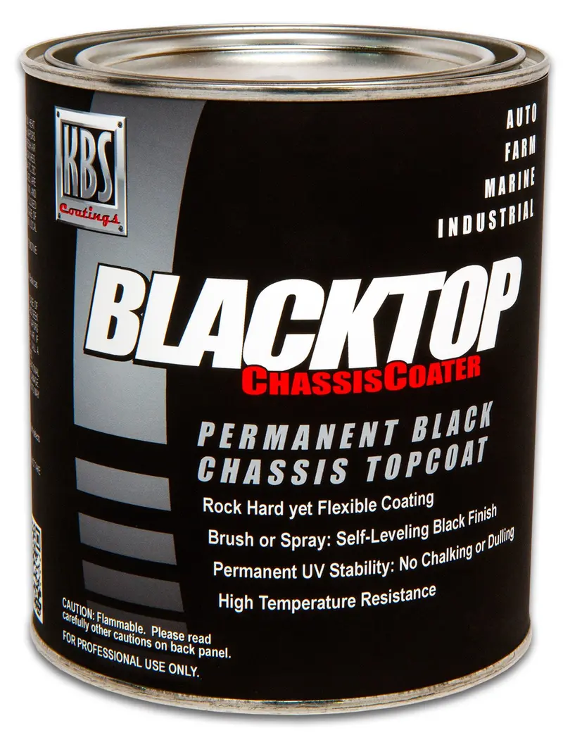 KBS 8302 OEM Satin Black Chassis Paint – 1-Pint Topcoat for Automotive Undercarriages