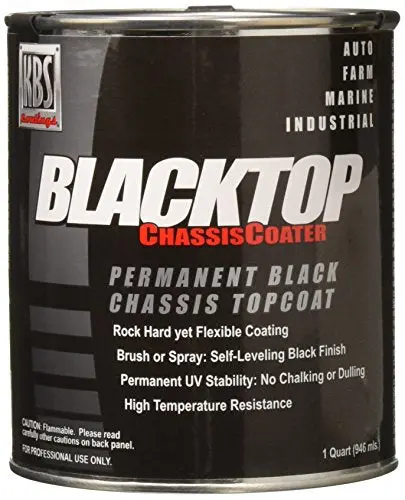 KBS BlackTop Chassis Paint Satin Black – 1 Quart OEM-Matching Coating for Frame and Suspension Parts