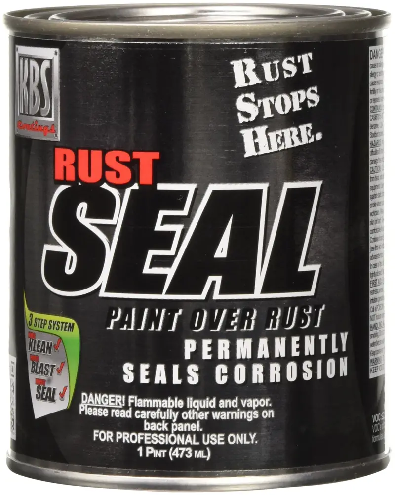 KBS Coatings 4308 Off-White RustSeal — 1-Pint Aerosol Rust Inhibitor for Metal Surfaces