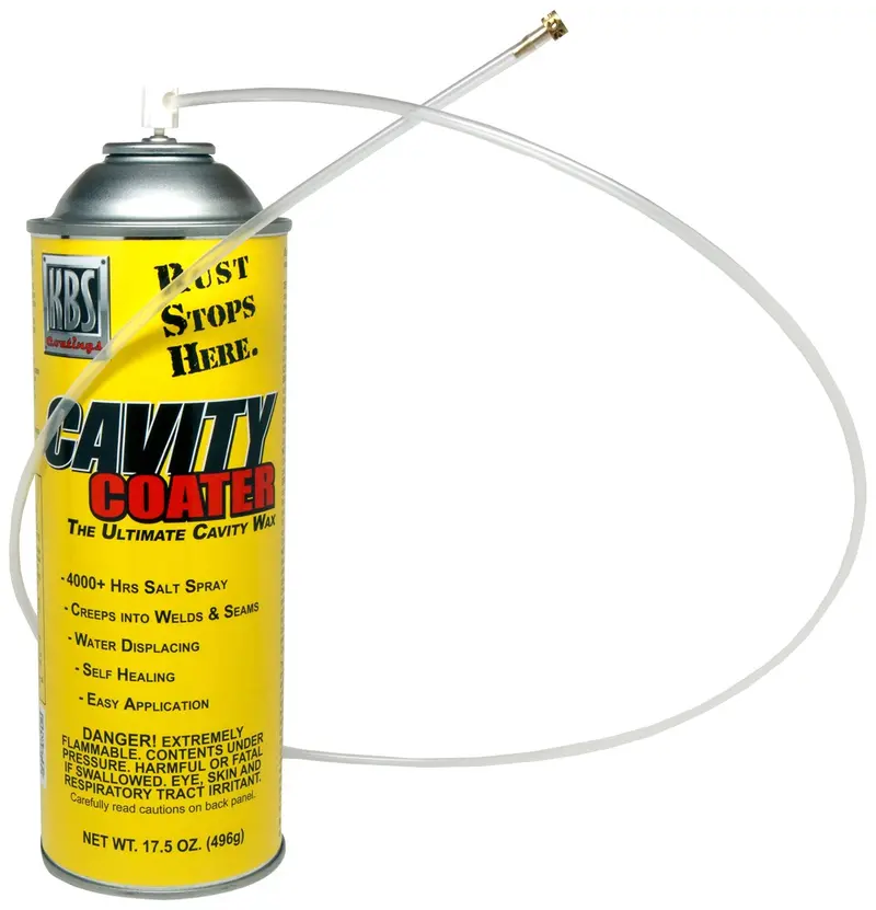 KBS Coatings Cavity Coater Kit with Application Wand – 16 oz Yellow Formula