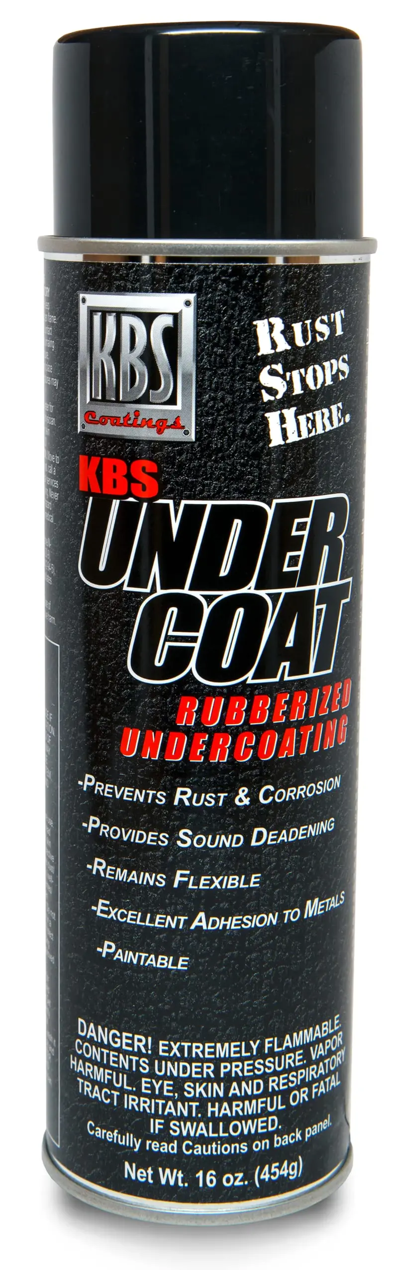 KBS Coatings UnderCoat Solvent – 16 oz Degreaser for Rust Prevention Prep