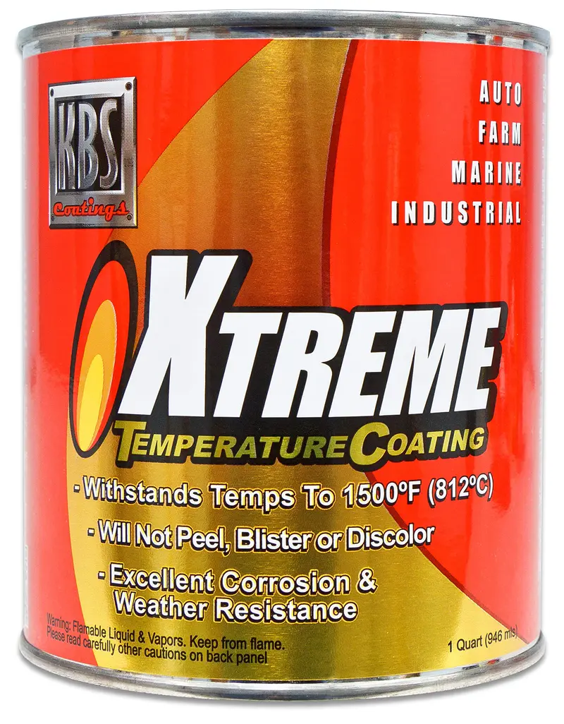 KBS Coatings Xtreme Temperature Stainless Steel Paint — 1 Quart Can