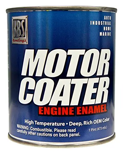 KBS MG Green Motor Coater – 1-Pint High-Heat Engine Paint for Classic Cars