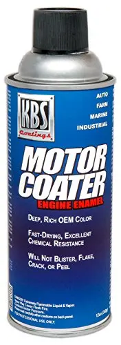 KBS Pontiac Metallic Blue Engine Paint – 12 fl oz Motor Coater