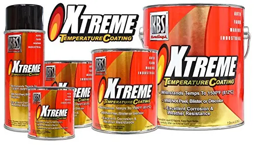 KBS Rocket Red Xtreme Temperature Coating – 1-Pint Heat-Resistant Finish