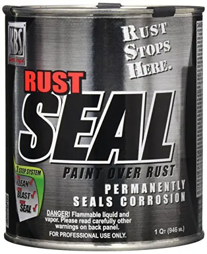 KBS RustSeal Off-White Protective Coating – 1 Quart Anti-Corrosion Sealant for Undercarriages and Frames