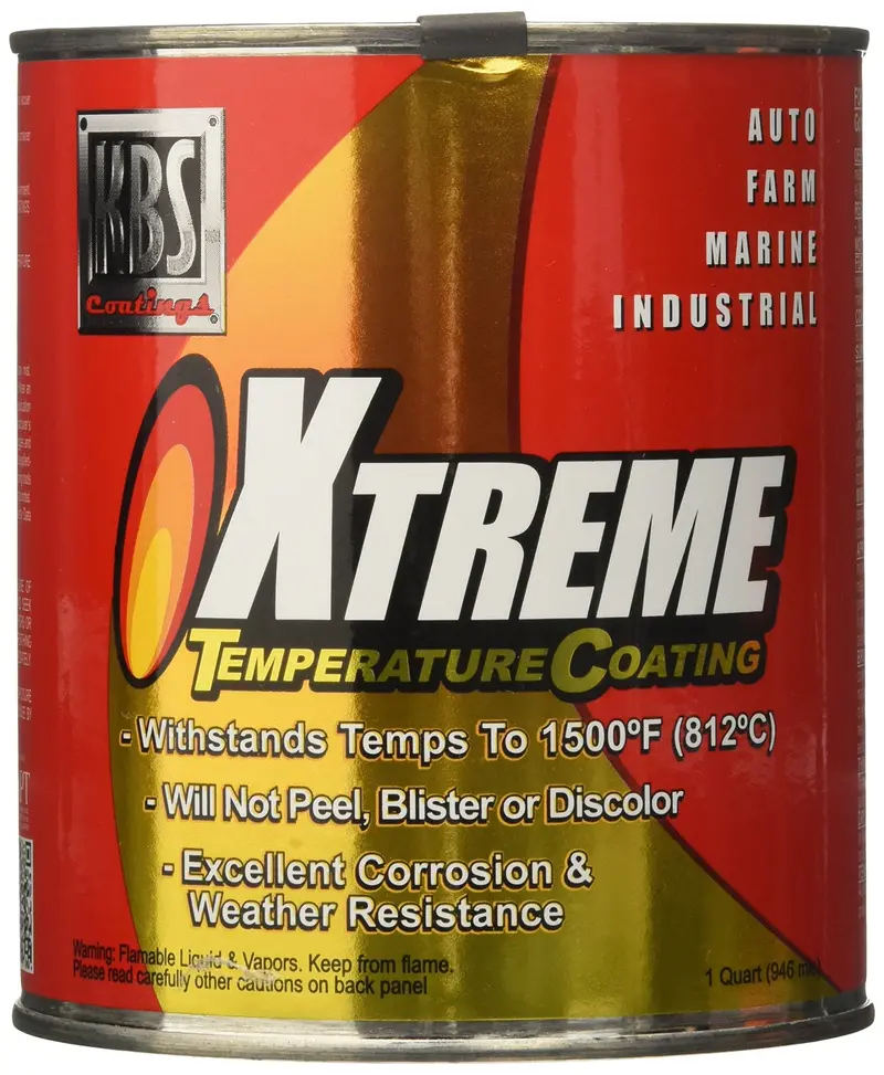 KBS Xtreme Temperature Coating – Off-White, Heat-Resistant Finish, 1 Quart