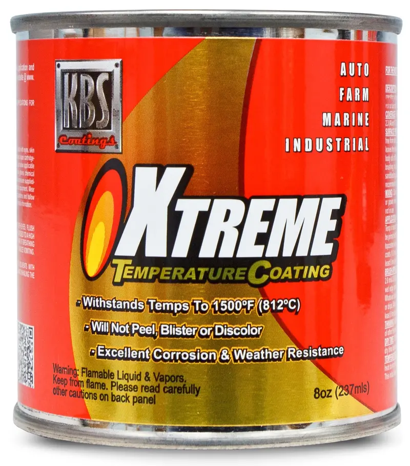 KBS Xtreme Temperature Off-White Coating – 8 fl. oz. High-Heat Resistant Finish