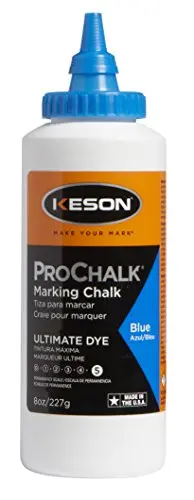 Keson 5BD ProChalk Ultimate Blue Chalk Dye – 5-Ounce Professional-Grade Formula