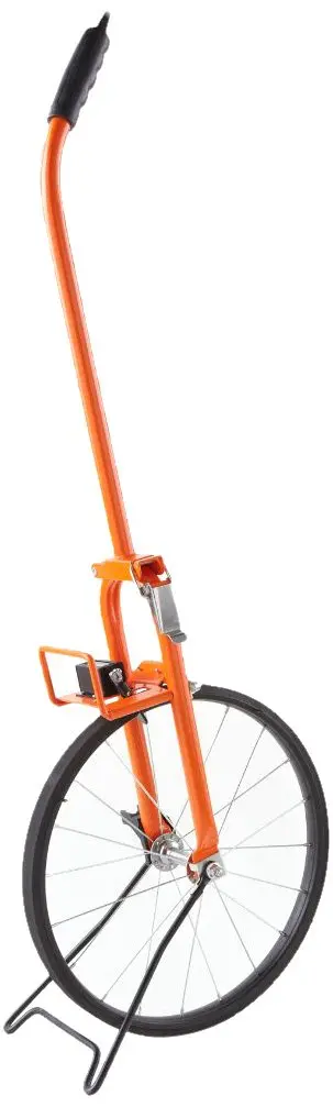 Keson MP401 Spoked Measuring Wheel – Metal Frame, 15.5″ Diameter, Foot-Graduated