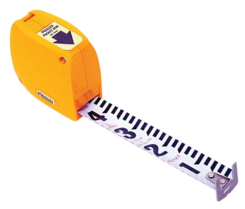 Keson PR610 Pocket Engineer’s Rod — 6.5-Foot Folding Builder’s Level Rod