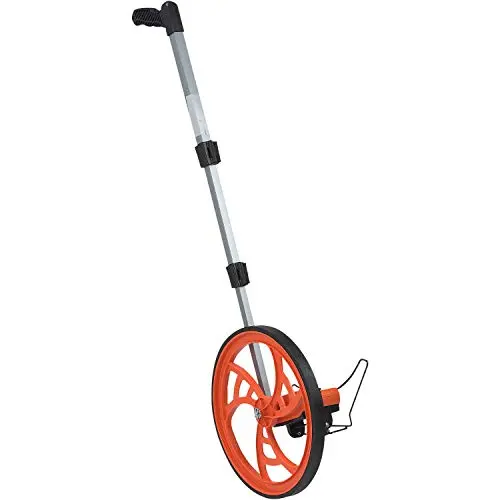 Keson RR310 Contractor-Grade Measuring Wheel – 12.5-Inch Diameter, Tenth-Foot Markings, Orange Finish
